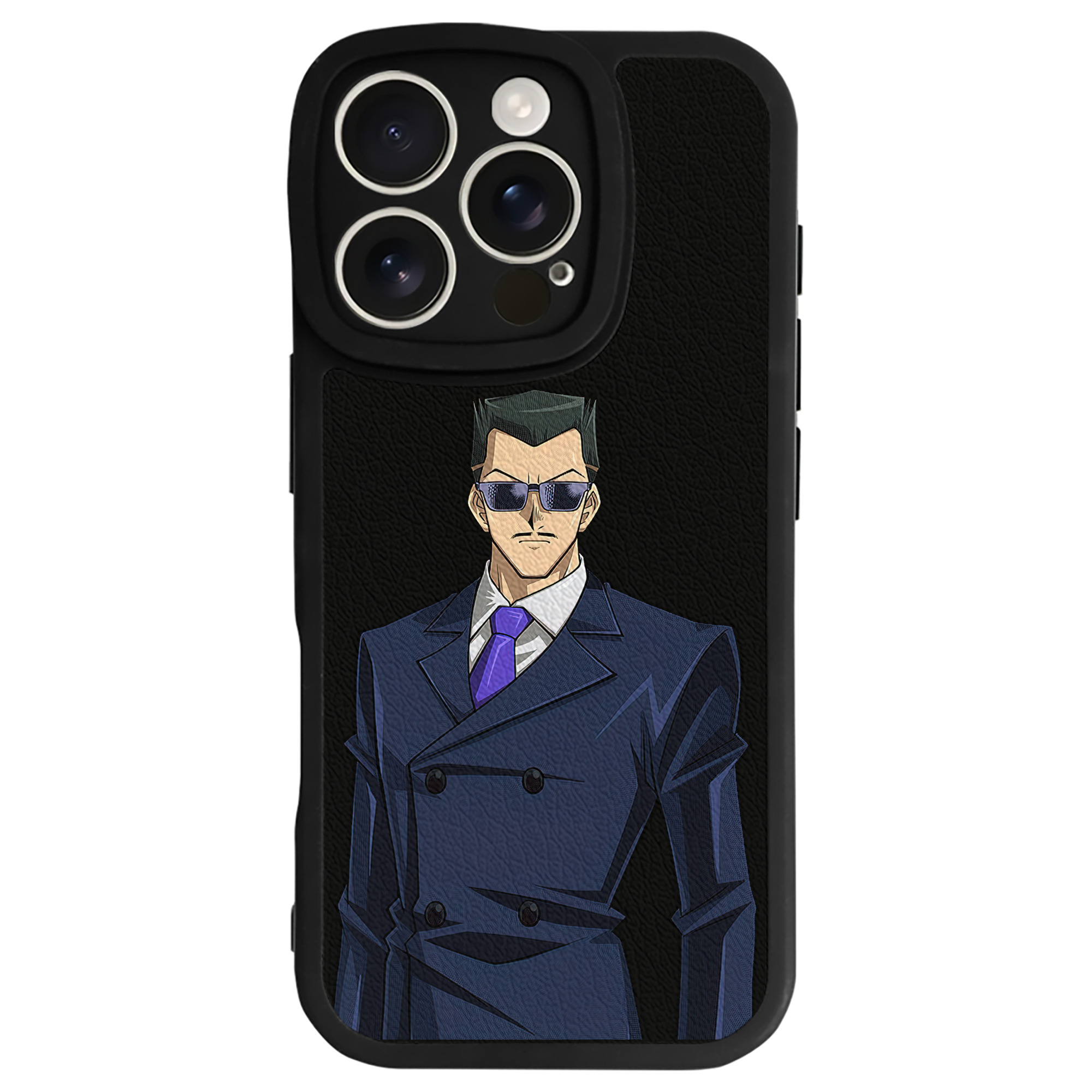 （画像用） 遊☆戯☆王 Yu-Gi-Oh! 【iPhone 16シリーズ対応】シリコンスマホケース（レザー調） 材質：シリコン